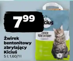 Netto Żwirek bentonitowy zbrylający Kiciuś oferta