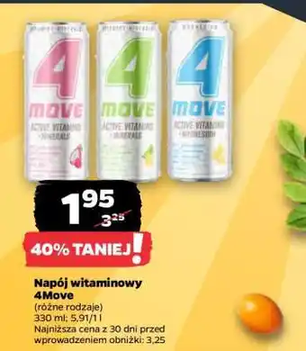 Netto Napój witaminowy 4Move oferta