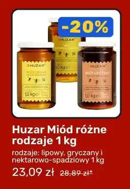 Biedronka Huzar Miód różne rodzaje 1 kg oferta