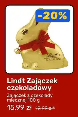Biedronka Lindt Zajączek czekoladowy oferta