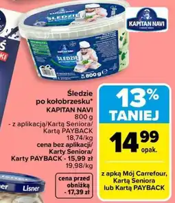 Carrefour Śledzie po kołobrzesku KAPITAN NAVI oferta