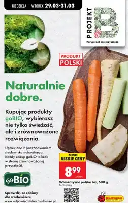 Biedronka Włoszczyzna polska bio oferta