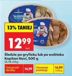 Biedronka Śledzie po gryficku lub po wolińsku oferta