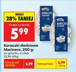 Biedronka Koreczki śledziowe oferta