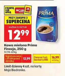 Biedronka Kawa mielona Finezja oferta
