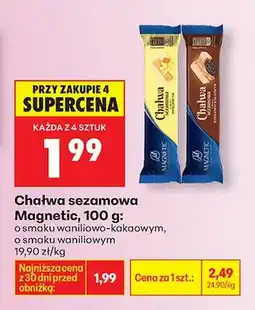 Biedronka Chałwa sezamowa o smaku waniliowo-kakaowym oferta