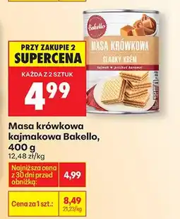 Biedronka Masa krówkowa kajmakowa słodki krem oferta