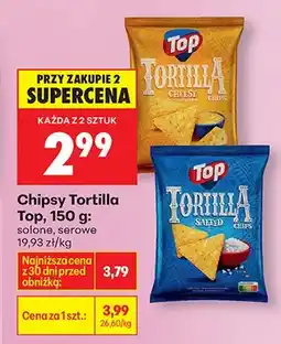 Biedronka Chipsy Tortilla solone oferta