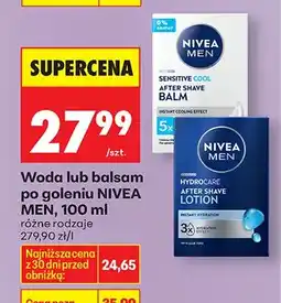 Biedronka Woda lub balsam po goleniu oferta