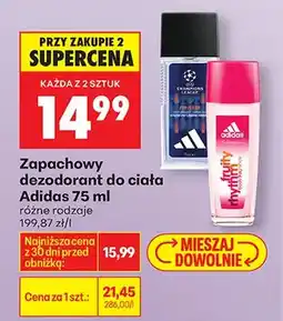 Biedronka Zapachowy dezodorant do ciała różne rodzaje oferta
