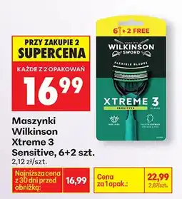 Biedronka Maszynki Xtreme 3 Sensitive oferta