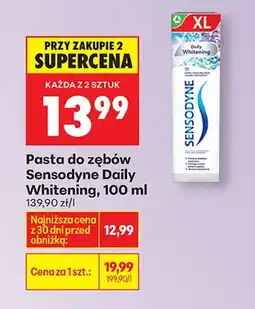 Biedronka Pasta do zębów Daily Whitening oferta