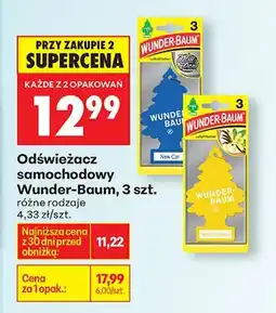 Biedronka Odświeżacz samochodowy różne rodzaje oferta