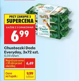 Biedronka Chusteczki Everyday oferta