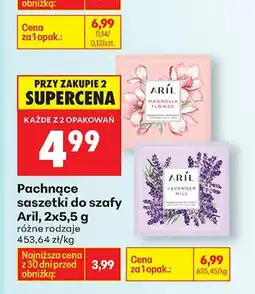 Biedronka Pachnące saszetki do szafy różne rodzaje oferta