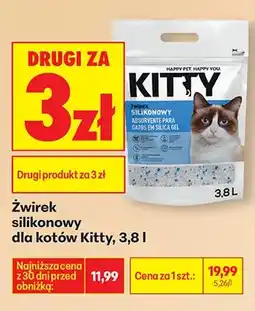 Biedronka Żwirek silikonowy dla kotów oferta