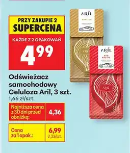 Biedronka Odświeżacz samochodowy Celuloza oferta