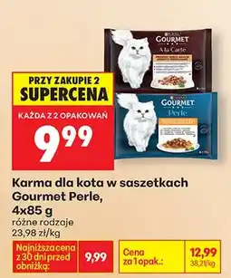 Biedronka Karma dla kota w saszetkach różne rodzaje oferta