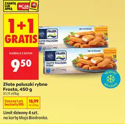 Biedronka Złote paluszki rybne Frost oferta