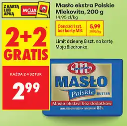 Biedronka Masło ekstra Polskie oferta
