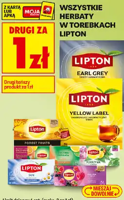 Biedronka WSZYSTKIE HERBATY W TOREBKACH LIPTON oferta