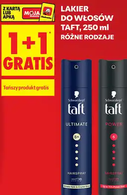 Biedronka LAKIER DO WŁOSÓW TAFT, 250 ml RÓŻNE RODZAJE oferta