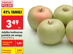 Biedronka Jabłko kulinarne polskie na wagę oferta
