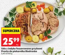 Biedronka Udo z indyka faszerowane grzybami Prosto do piekarnika Biedronka oferta