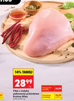 Biedronka Filet z indyka pakowany próżniowo oferta