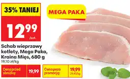 Biedronka Schab wieprzowy kotlety, Mega Paka oferta