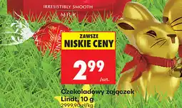 Biedronka Czekoladowy zajączek Lindt oferta