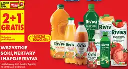Biedronka WSZYSTKIE SOKI, NEKTARY I NAPOJE RIVIVA oferta
