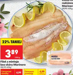Biedronka Filet z mintaja bez skóry oferta