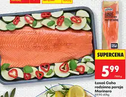 Biedronka Łosoś Coho rodzinna porcja oferta