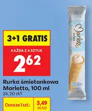 Biedronka Rurka śmietankowa Marletto oferta