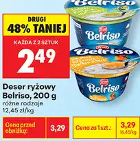 Biedronka Deser ryżowy Belriso oferta