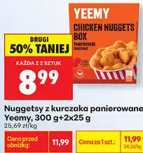 Biedronka Nuggetsy z kurczaka panierowane Yeemy oferta