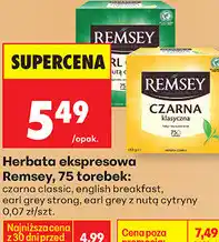 Biedronka Herbata ekspresowa Remsey oferta