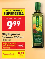 Biedronka Olej Kujawski 3 ziarna oferta