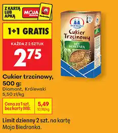 Biedronka Cukier trzcinowy oferta