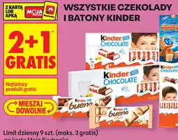 Biedronka WSZYSTKIE CZEKOLADY I BATONY KINDER oferta