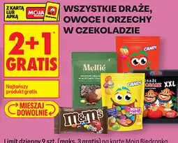 Biedronka WSZYSTKIE DRAŻE, OWOCE I ORZECHY W CZEKOLADZIE oferta