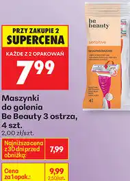 Biedronka Maszynki do golenia Be Beauty 3 ostrza oferta