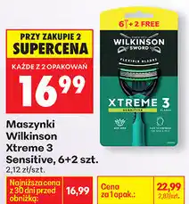 Biedronka Maszynki Wilkinson Xtreme 3 Sensitive oferta