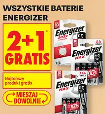 Biedronka WSZYSTKIE BATERIE ENERGIZER oferta