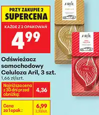Biedronka Odświeżacz samochodowy Celuloza Aril, 3 szt oferta