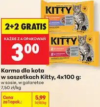 Biedronka Karma dla kota w saszetkach Kitty oferta