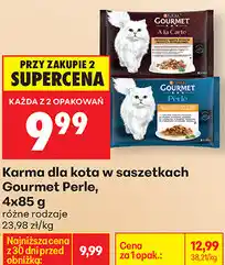Biedronka Karma dla kota w saszetkach Gourmet Perle oferta