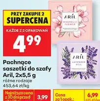 Biedronka Pachnące saszetki do szafy Aril oferta