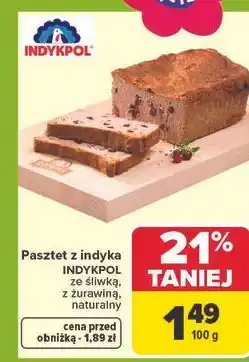 Carrefour Pasztet drobiowy Indykpol oferta